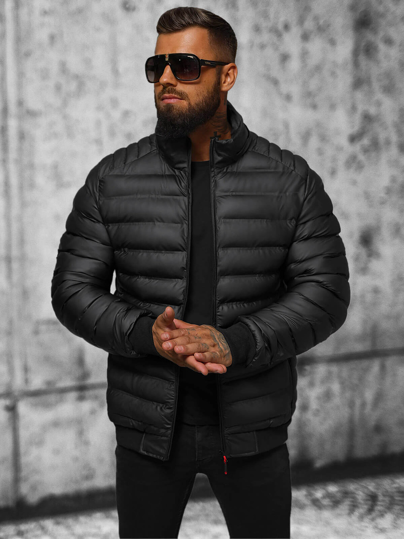 Куртка чоловіча чорна OZONEE JS/22M325/392