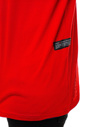 Longsleeve męski czerwony OZONEE O/1292Z 