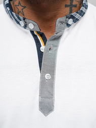 Футболка Поло Чоловіча Бiла OZONEE O/DA803