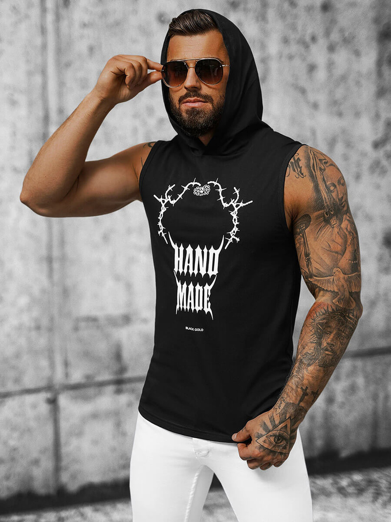 Футболка Чоловіча Чорна OZONEE NB/MT3024