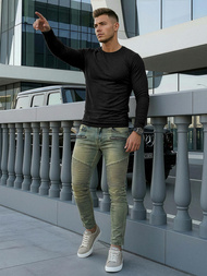 Spodnie jeansowe męskie slim fit niebieskie OZONEE O/EM8951Z
