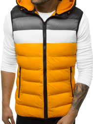 Безрукавка чоловіча Жовта OZONEE N/6502