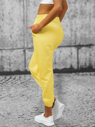 Спортивні штани жіночі кремові OZONEE O/SYM2192