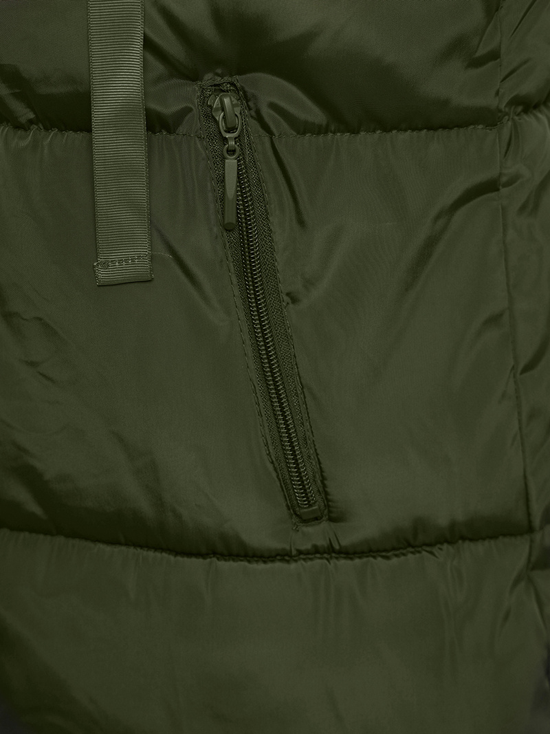 Стьобаний жіночий жилет Зелена OZONEE O/81266