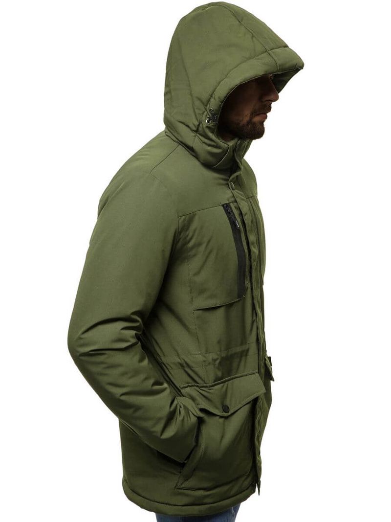 Kurtka zimowa męska khaki OZONEE O/9803