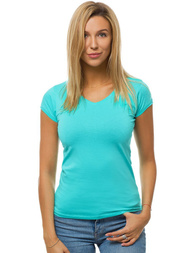 T-Shirt damski błękitny OZONEE BT/71319A