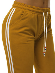 Спортивні штани жіночі Гiрчичний OZONEE JS/1020/A10