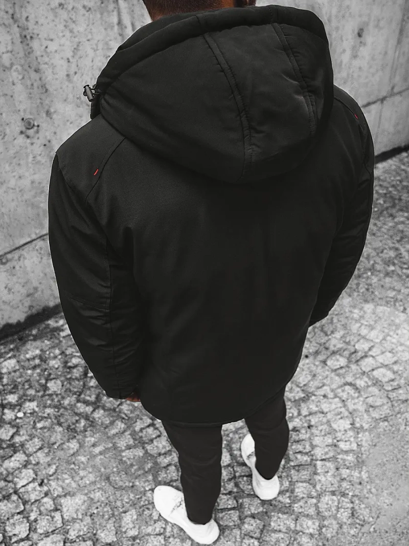 Kurtka zimowa męska czarna OZONEE JS/M717/392
