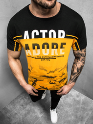 T-Shirt męski żółty OZONEE JS/SS11106Z