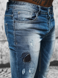 Spodnie jeansowe męskie niebieskie OZONEE NB/MP0008B