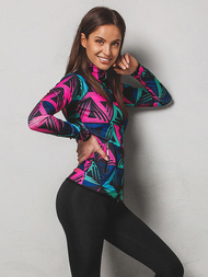 Жіночий спортивний костюм з трьох частин Кольоровий OZONEE O/20465Z