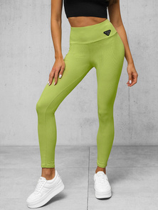 Legginsy damskie limonkowe OZONEE O/ZCH2281