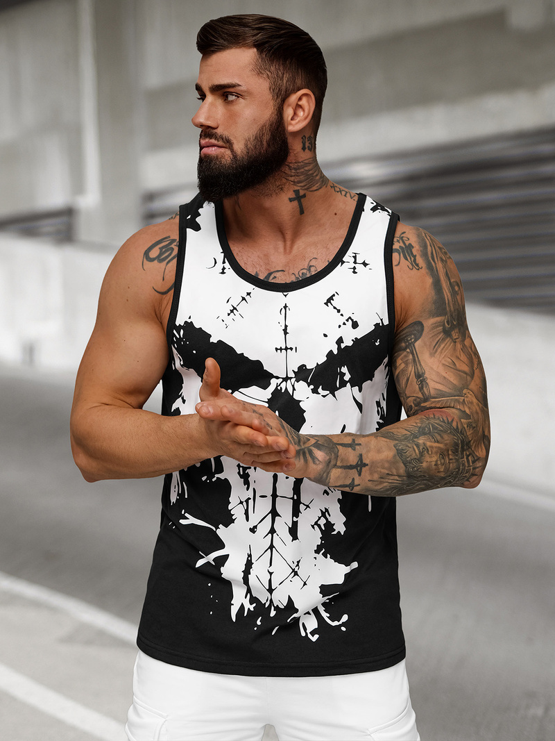 Футболка Чоловіча Чорна OZONEE JS/8B1708/3Z