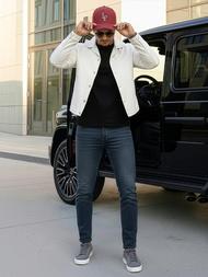 Чоловічі джинси tемно-синi OZONEE O/JK2895AZ