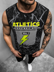 Футболка чоловіча Чорна OZONEE JS/SS11028Z