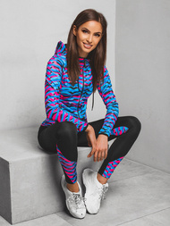 Жіночий спортивний костюм з двох частин Кольоровий OZONEE O/18239Z