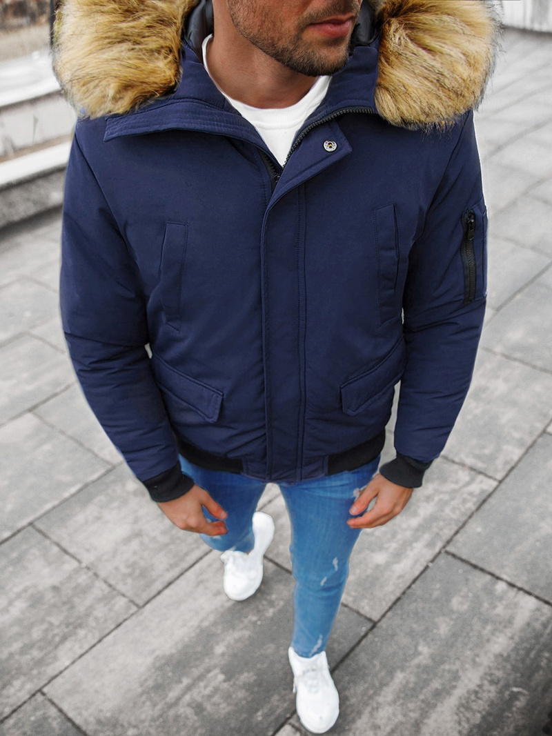 Куртка чоловіча Темно-Синя OZONEE JS/M2019/215