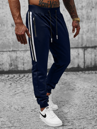 Штани спортивні чоловічі tемно-cинi OZONEE JS/8K181