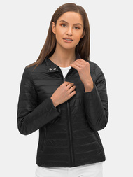 Kurtka przejściowa damska czarna OZONEE N/7013/1