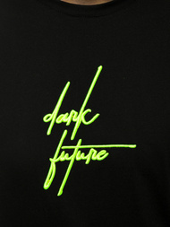 T-Shirt bez rękawów męski czarno-żółty OZONEE MACH/M1176