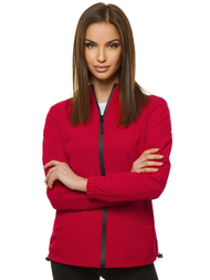 Kurtka przejściowa damska bordowa OZONEE JS/HH036/13