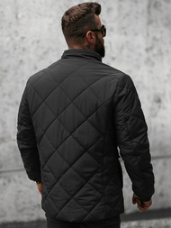 Kurtka przejściowa męska czarna OZONEE JS/22M15/1Z