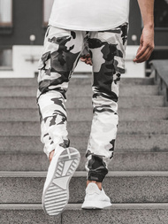 Штани чоловічі джоггери Чорно-Бiлi OZONEE A/404