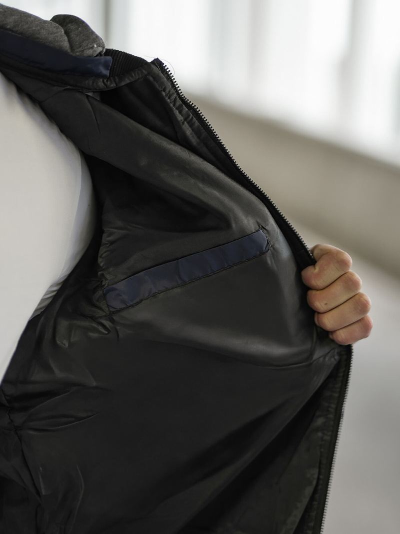 Kurtka męska pikowana granatowa OZONEE JS/8M985/215Z