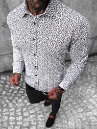 Koszula męska biała OZONEE O/3422Z