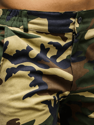 Spodnie męskie chino joggery moro-zielone OZONEE C/109