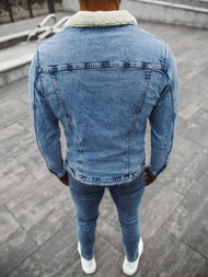 Kurtka męska jeans niebieska OZONEE BN/6627