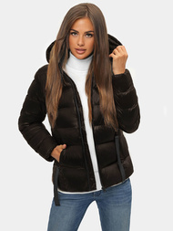 Куртка жіноча шоколад OZONEE JS/M782/392