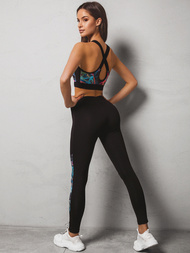 Komplet sportowy trzyczęściowy damski kolorowy OZONEE O/MS09Z