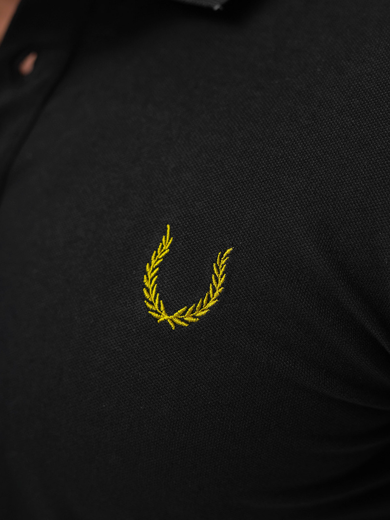 Футболка Поло Чоловіча Чорна OZONEE O/QQ1337