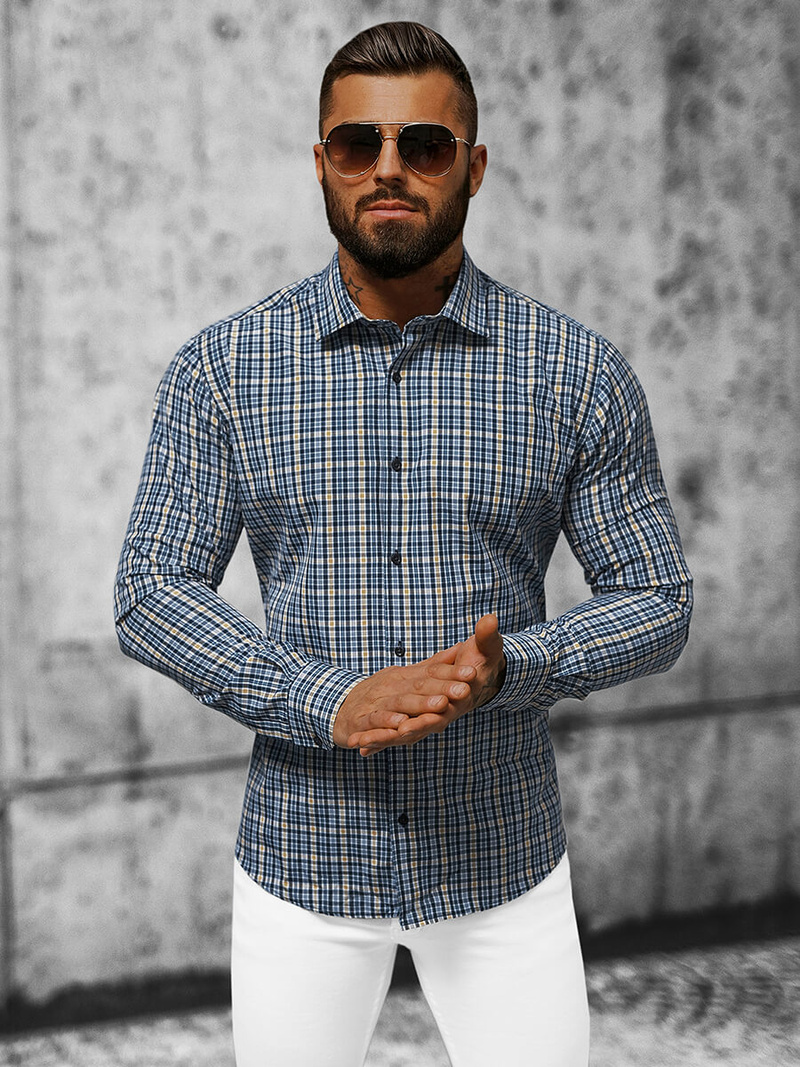 Сорочка чоловіча OZONEE O/0222Z