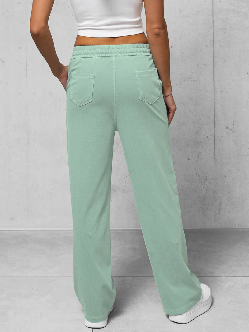 Штани Жіночі джинсові м'ятна OZONEE O/330097