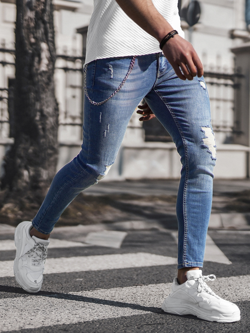 Чоловічі джинси Синi OZONEE DP/0058