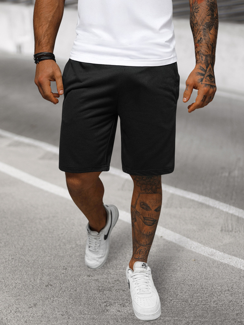 Шорти Чоловічі Чорнi OZONEE JS/8K100/3Z