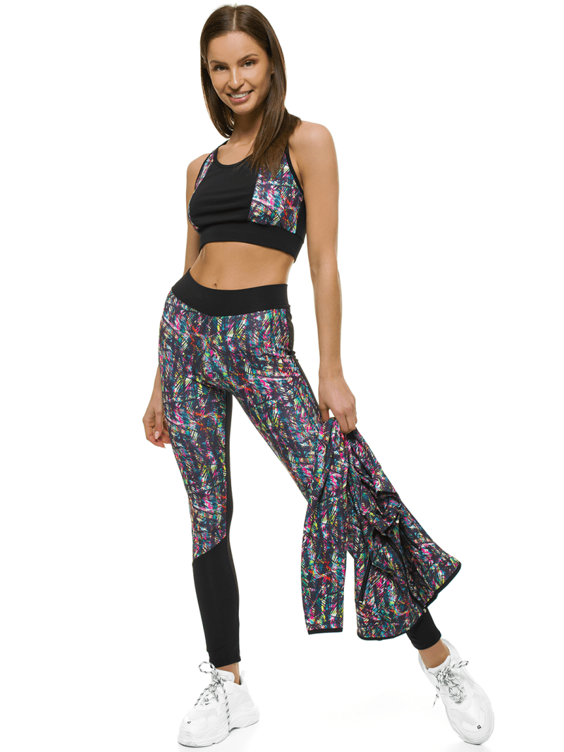 Komplet sportowy trzyczęściowy damski kolorowy OZONEE O/MS08