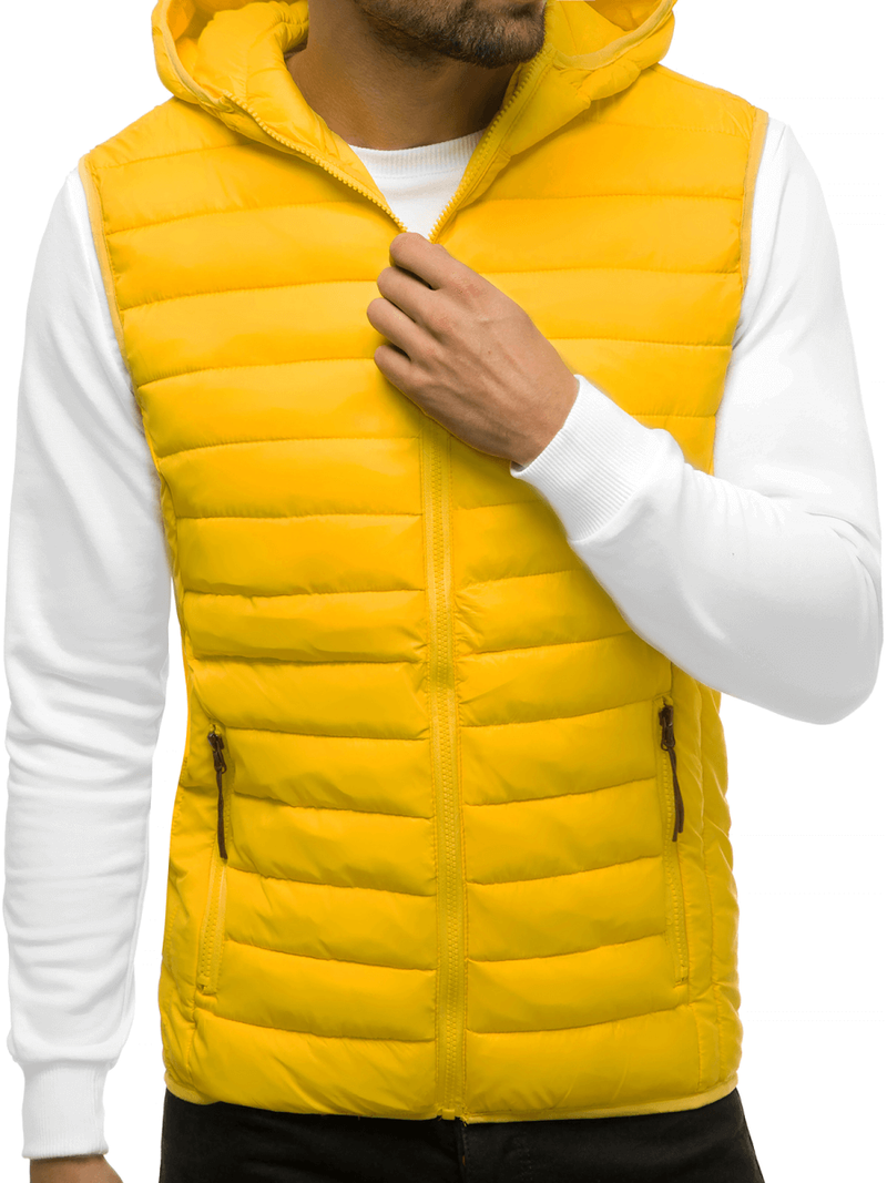 Безрукавка чоловіча Жовта OZONEE JS/HDL88002