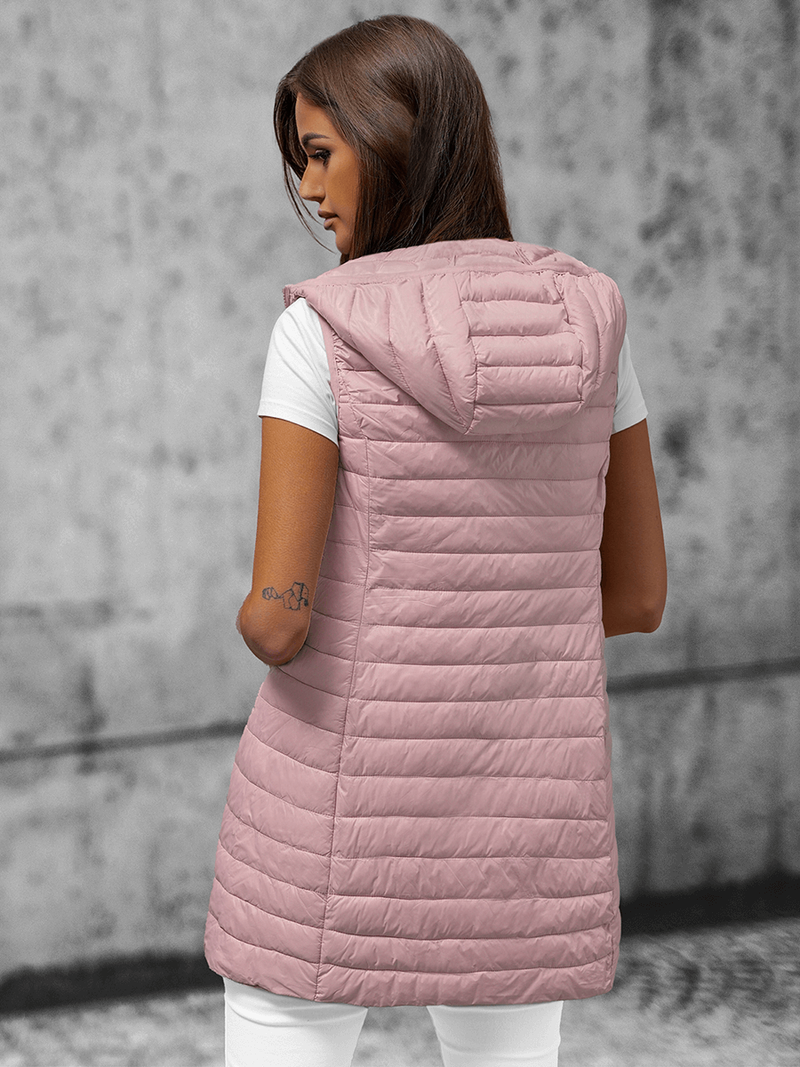 Стьобаний жіночий жилет макіяж OZONEE O/H903