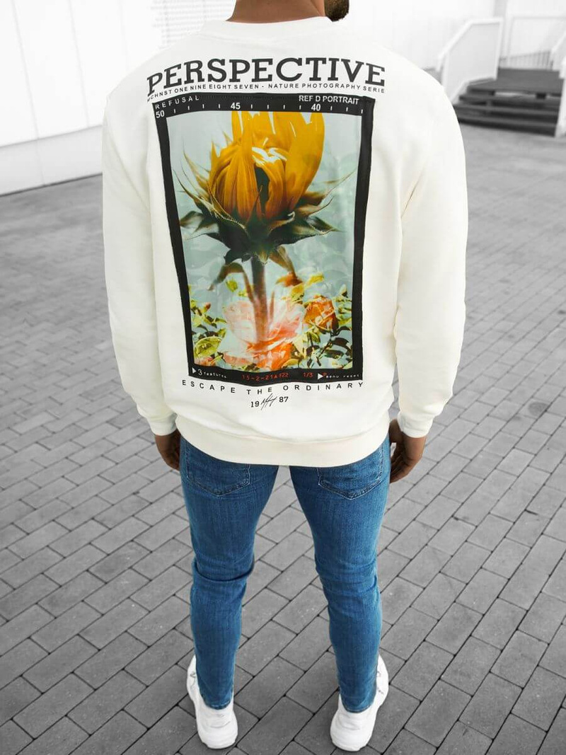 Толстовка чоловіча Кремова OZONEE MACH/M3277