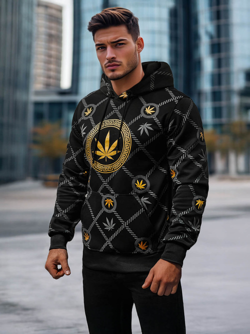 Толстовка чоловіча чорна OZONEE O/B267Z