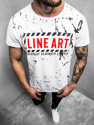 T-Shirt męski biały OZONEE JS/KS2029Z