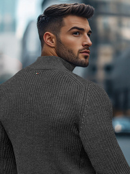 Светр чоловічій графіт OZONEE NB/MM6020/3Z