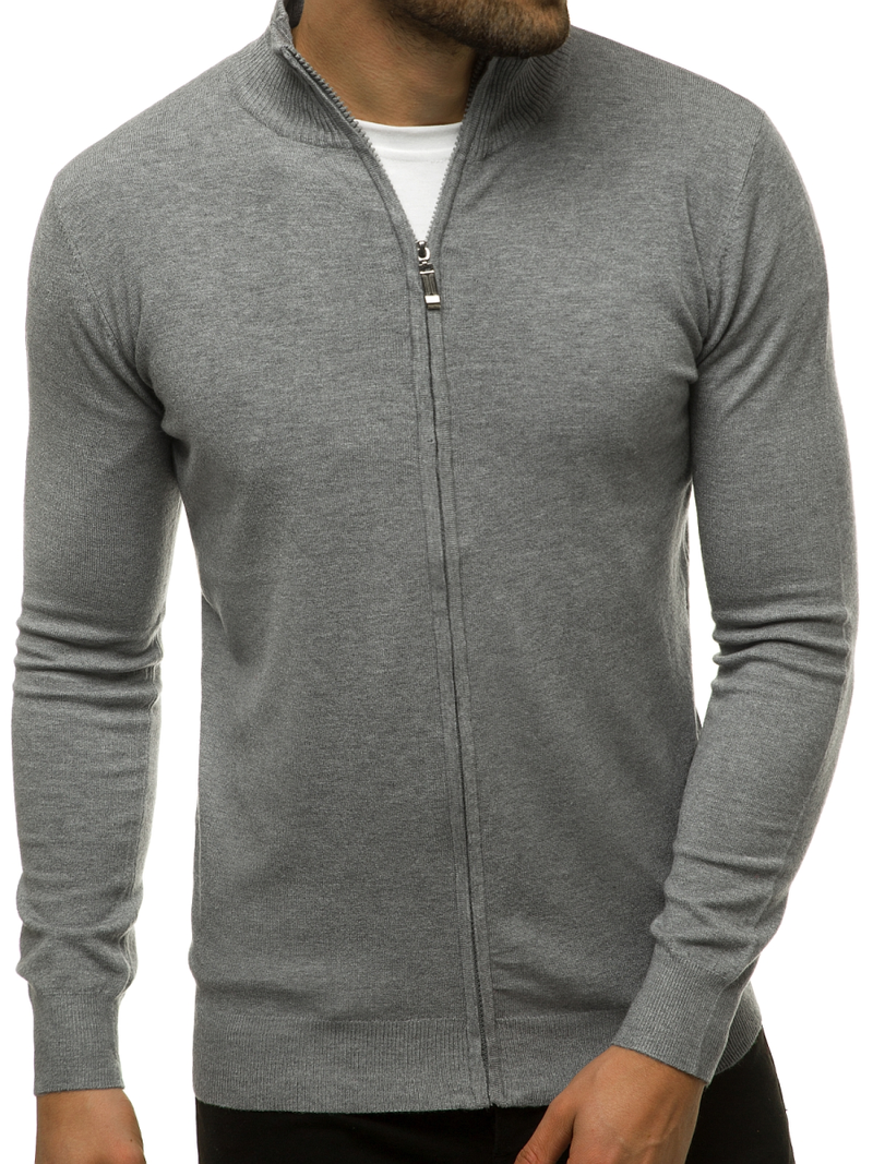 Светр чоловічій Сiрий OZONEE TMK/YY07/3Z