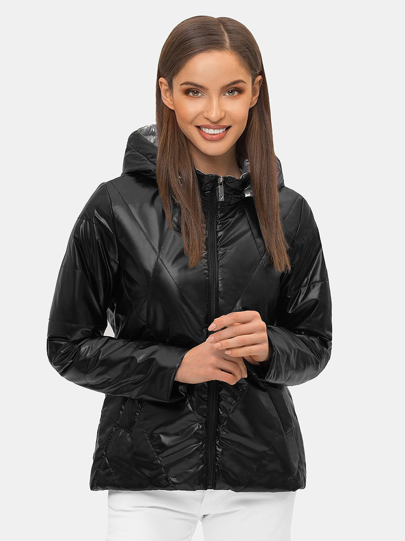 Куртка жіноча Чорна OZONEE N/7008/1