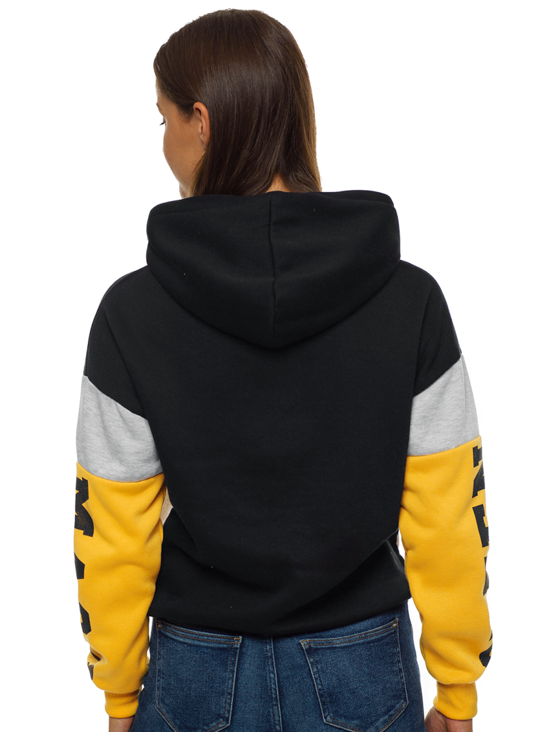 Жіноча Толстовка Чорна OZONEE JS/KSW2025