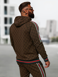 Спортивний костюм чоловічій Темно-Бежевi OZONEE O/FF5111AB