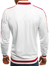 OZONEE O/2126 Толстовка чоловіча Бiла